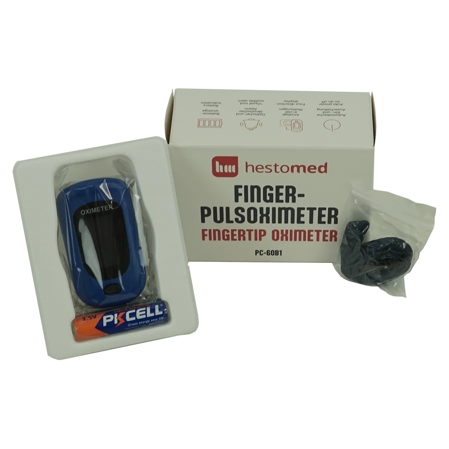 hestomed + helbig Pulsoximeter Finger PC-60B Strong